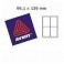 Avery Laseretiket L7169-100  / 99,1x139mm wit, doos à 100 vel