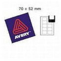 Avery Laseretiket L7666-25 / diskette 3,5' wit, doos à 25 vel