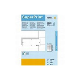 Herma Etiket SuperPrint Nr. 4475 / 105x41mm wit, doos à 100 vel