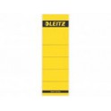 Leitz 1642-00-15 / Ordner etiket - Rugetiket kort-breed geel, krimp à 10 stuks