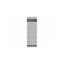 Leitz 1642-00-85 / Ordner etiket  -  Rugetiket kort-breed grijs, krimp à 10 stuks