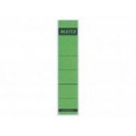 Leitz 1643-00-55 / Ordner etiket - Rugetiket kort-smal groen, krimp à 10 stuks