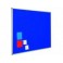 Smit Visual Prikbord 90x120cm met vilt blauw