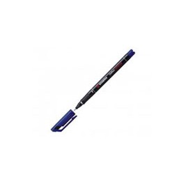 Stabilo OHP pen permanent fijn 0,7mm blauw, doosje à 10 stuks