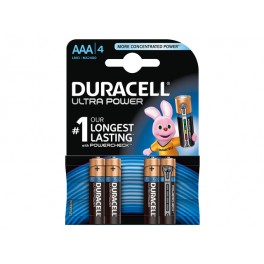 Duracell Batterij MX2400 AAA Ultra M3 potloodcel 1,5V (4 stuks)