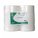EURO Mini Jumbo ECO Toiletpapier, Nr. 240218 / 2-laags tissue wit 180mtr x 9,1cm, baal à 12 rol