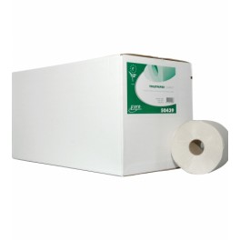 EURO Toiletpapier ECO zonder dop Nr. 50439 / 1-laags luxe crepe 150mtr x 10cm, doos à 24 rol