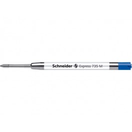 Schneider Balpenvulling Express 735 M (medium) Blauw, doosje à 10 stuks