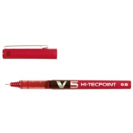 Pilot Hi-Tecpoint V5 Rollerball / Rollerpen 0,3mm rood (doosje à 12 stuks)