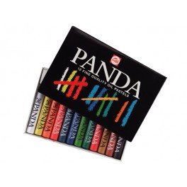 Talens Panda Pastel Set 400c12 Karton, doosje à 12 stuks assorti
