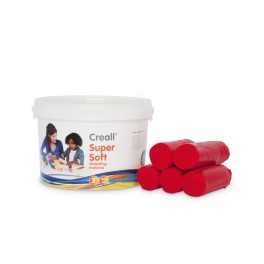 Creall® SuperSoft Boetseerklei / Kleuterklei 1750 gram rood