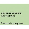 Fastprint Receptenpapier A6 80 grams Appelgroen, pak à 2000 vel