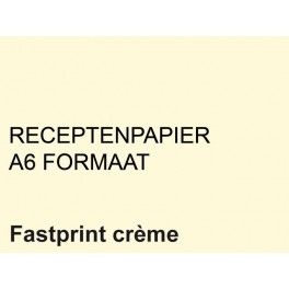 Fastprint Receptenpapier A6 80 grams Azuurblauw, pak à 2000 vel