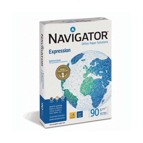 Redding Namaak Bachelor opleiding Kopieerpapier A4 90 grams Navigator Expression / Halve Pallet (80 pak à 500  vel) - Hildebrand papier