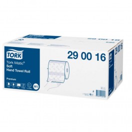Tork 290016, Handdoekrol Soft (H1 Matic System), 2-laags Wit, doos à 6 rol