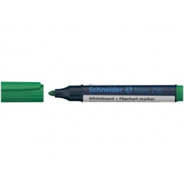 Schneider 290 Whiteboardmarker Groen, doos à 10 stuks