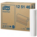 TORK 125146 Couch Roll / onderzoekstafelpapier / onderzoekbankpapier 50 meter x 39cm, 1-laags wit, doos à 8 rollen