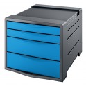 Esselte Ladenbox / Ladenblok Vivida 4-laden blauw