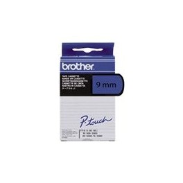 Brother TC-501 / P-Touch 12mm blauw-zwart