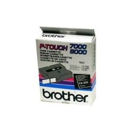 Brother TX-355 / P-Touch 24mm zwart-wit