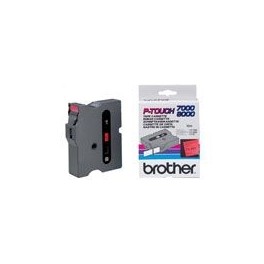 Brother TX-451 / P-Touch 24mm rood-zwart