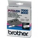 Brother TX-221 / P-Touch 9mm wit-zwart