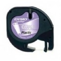 Dymo 12267 Lettertape / LetraTag tape 12mm plastic clear