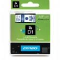 Dymo Tape 45011 / D1 12mmx7m transparant-blauw