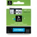 Dymo Tape 45013 / D1 12mmx7m wit-zwart
