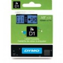 Dymo Tape 45016 / D1 12mmx7m blauw-zwart