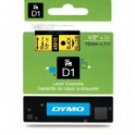 Dymo Tape 45018 / D1 12mmx7m geel-zwart