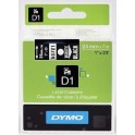 Dymo Tape 53721 / D1 24mmx7m wit-zwart