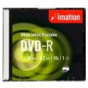 Imation DVD-R 120min/4,7Gb Speed 16x, Printbaar, Jewelcase, doosje à 10 stuks
