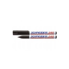 Schneider 240 Permanent Marker 1-2mm Zwart, doos à 10 stuks