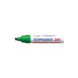 Schneider 250 Permanent Marker Beitelpunt 2-7mm Groen, doos à 10 stuks