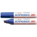 Schneider 280 Permanent Marker Beitelpunt 4-12mm Blauw, doos à 5 stuks