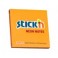 STICK'N Memoblok Post-it 76x76mm neon-oranje 100 vel