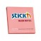 STICK'N Memoblok Post-it 76x76mm neon-roze 100 vel