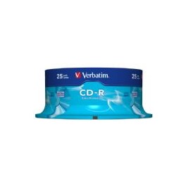Verbatim CD-R, 80min./700MB, Speed 52x, Extra Protection, Spindel à 25 stuks