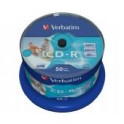 Verbatim CD-R, 80min./700MB, Speed 52x, Printable, Spindel à 50 stuks
