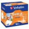 Verbatim DVD-R, 4,7GB/120minutes, Speed 16x, Wide Inkjet Printable, Jewelcase, doosje à 10 stuks