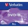Verbatim DVD+R, 4,7GB/120minutes, Speed 16x, Scratch Resistant Surface, Jewelcase, doosje à 5 stuks