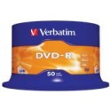 Verbatim DVD-R, 4,7GB/120minutes, Speed 16x, Scratch Resistant Surface, Spindel à 50 stuks