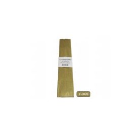 Crepepapier 50cm x 2,5 meter Goud (pak à 10 vouw)